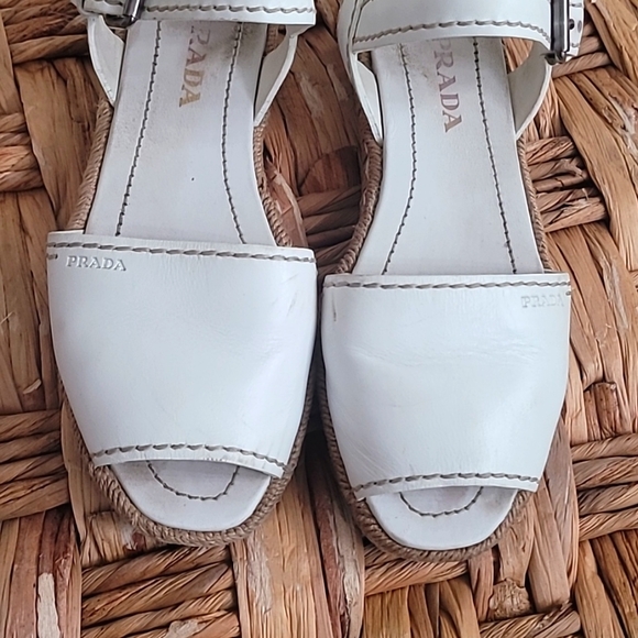 ๐ผ PRADA ESPADRILLES OPEN TOE SANDALS. - Picture 3 of 14